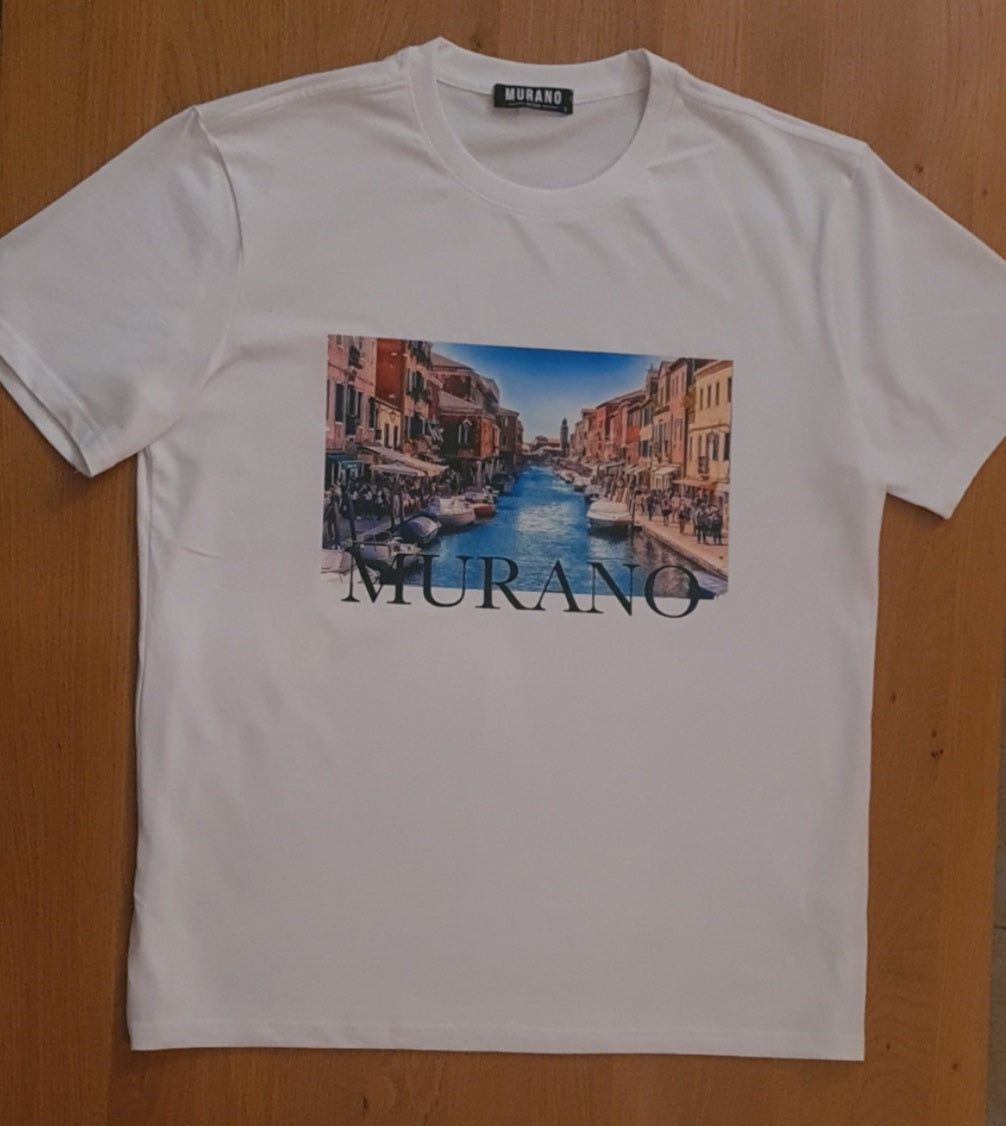 White Murano printed T shirt 🛶