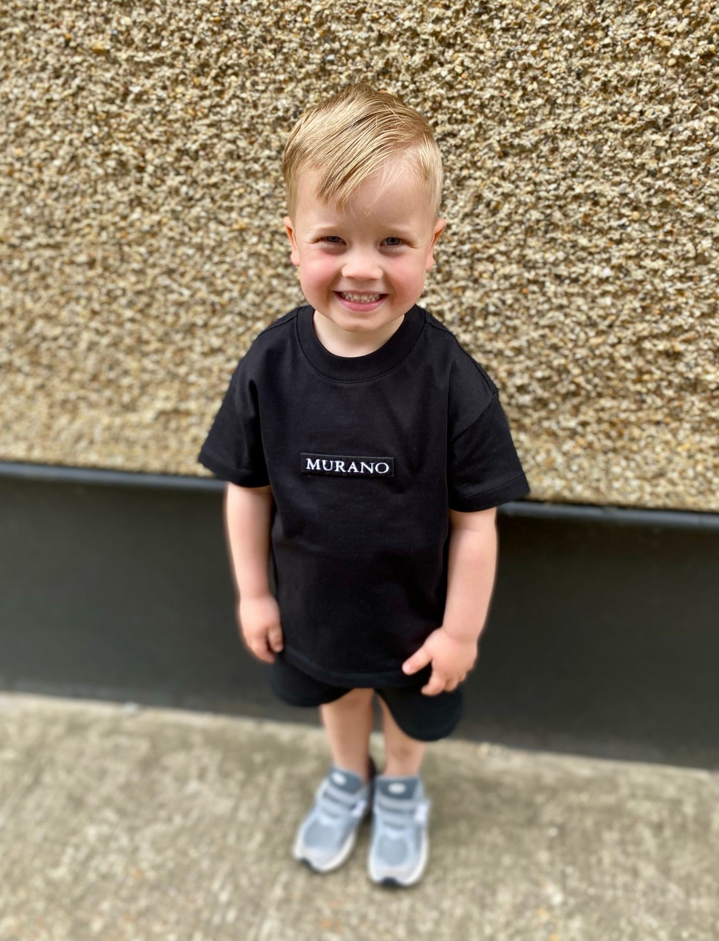 Boys Black Two Piece