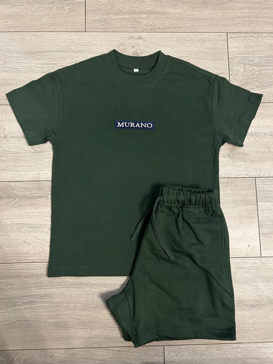 Boys Khaki Two Piece