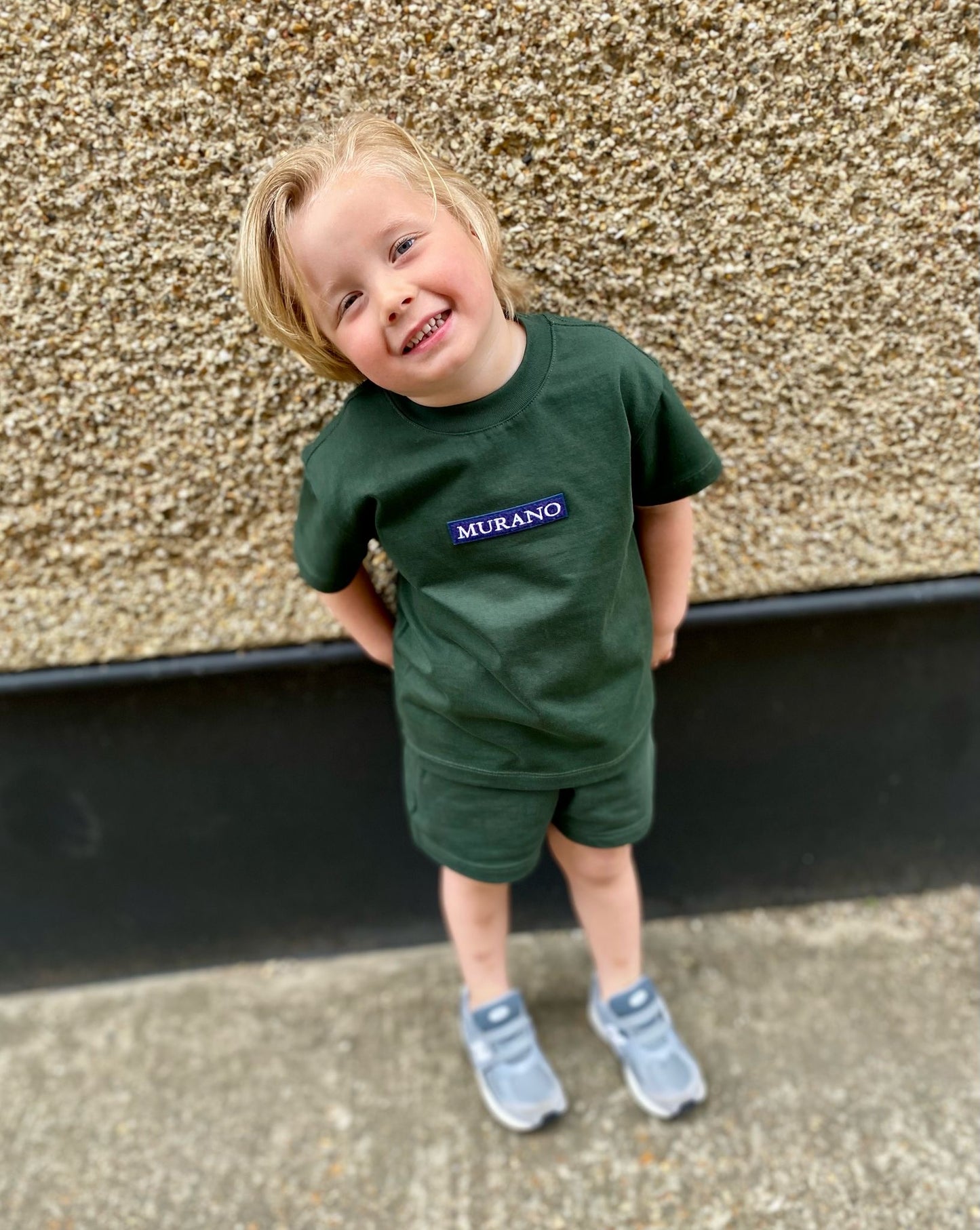 Boys Khaki Two Piece