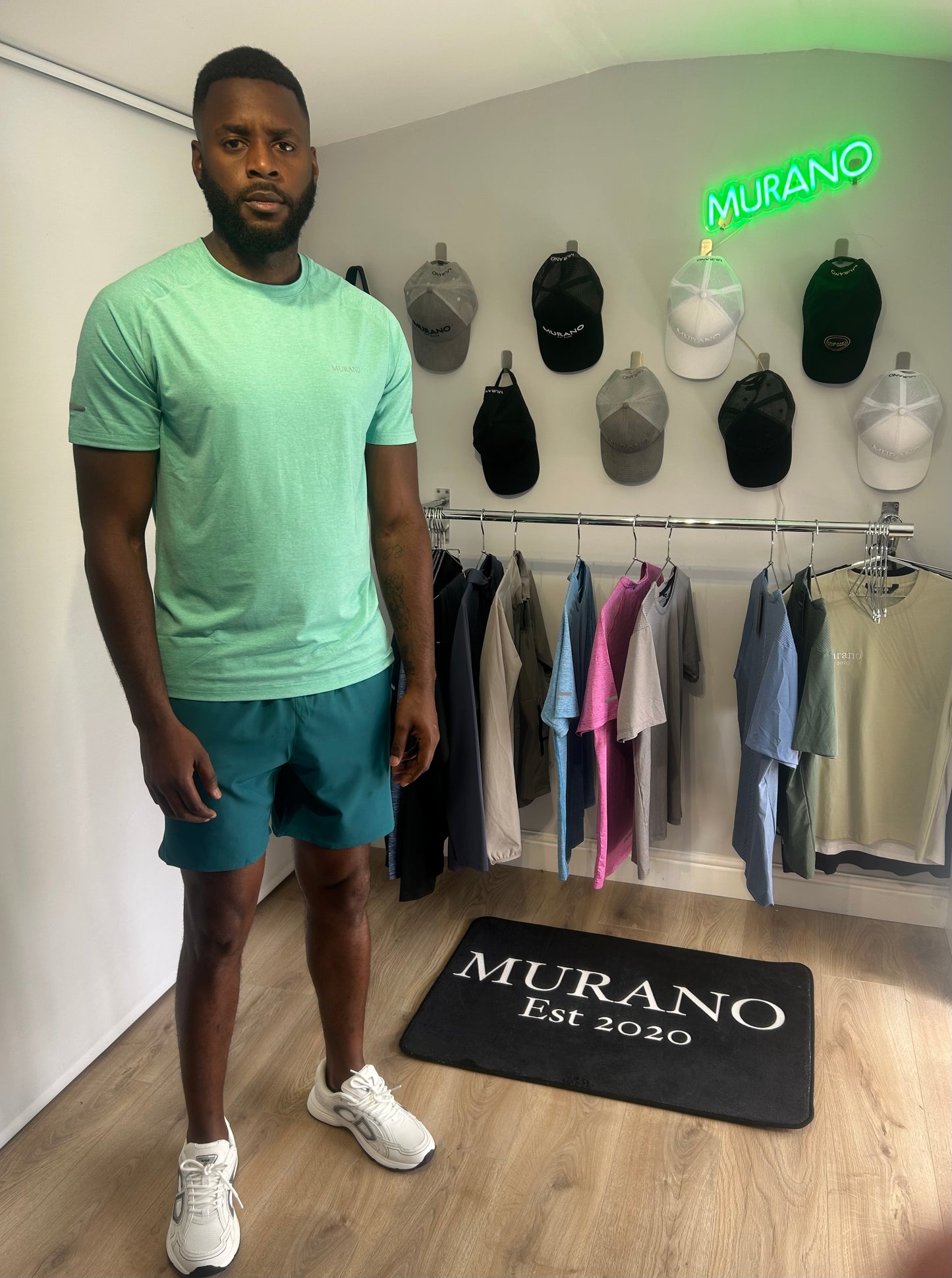 MURANO Dry Fit Teal Short