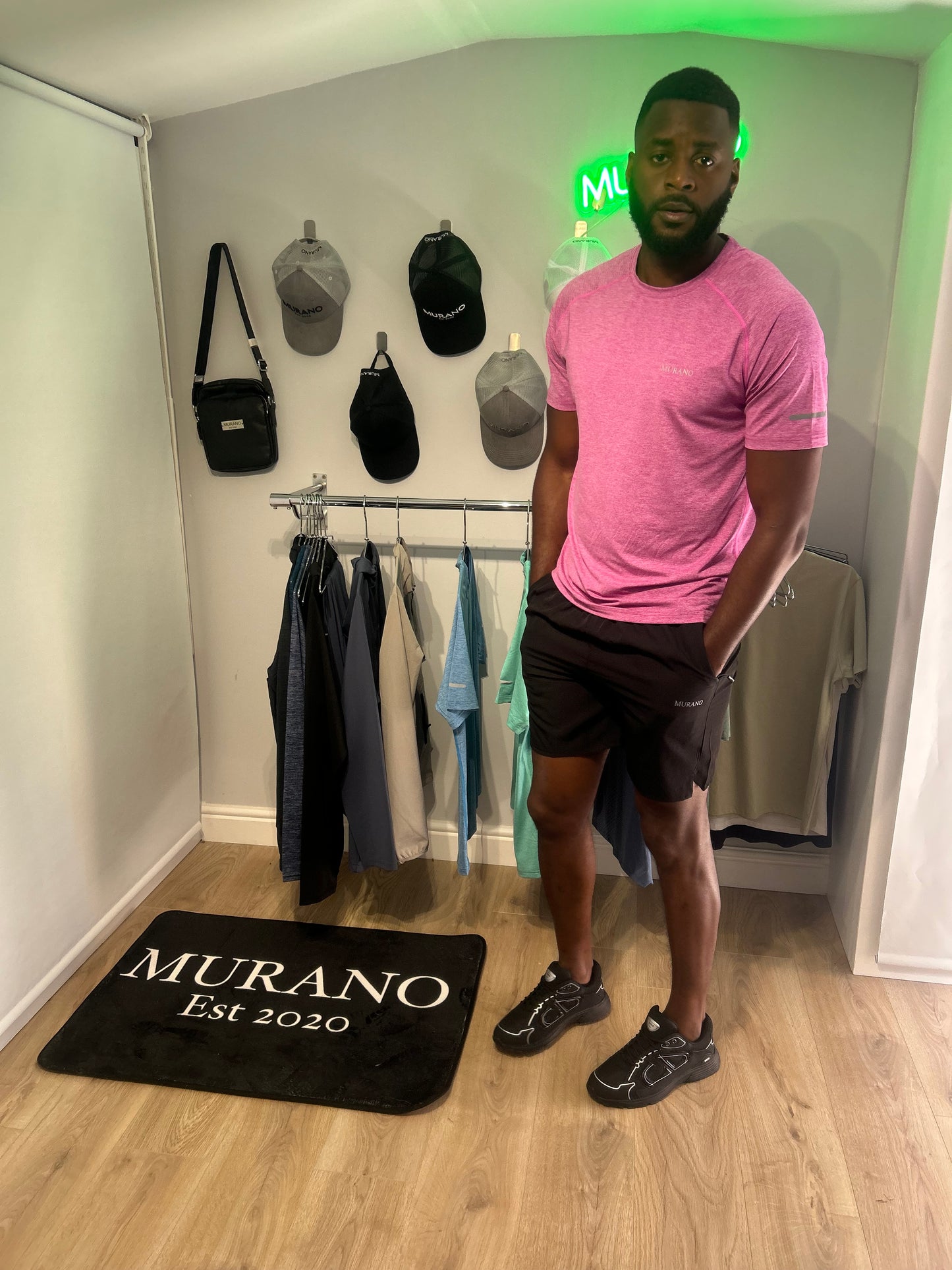 MURANO MENS DRY FIT TShirt - PINK