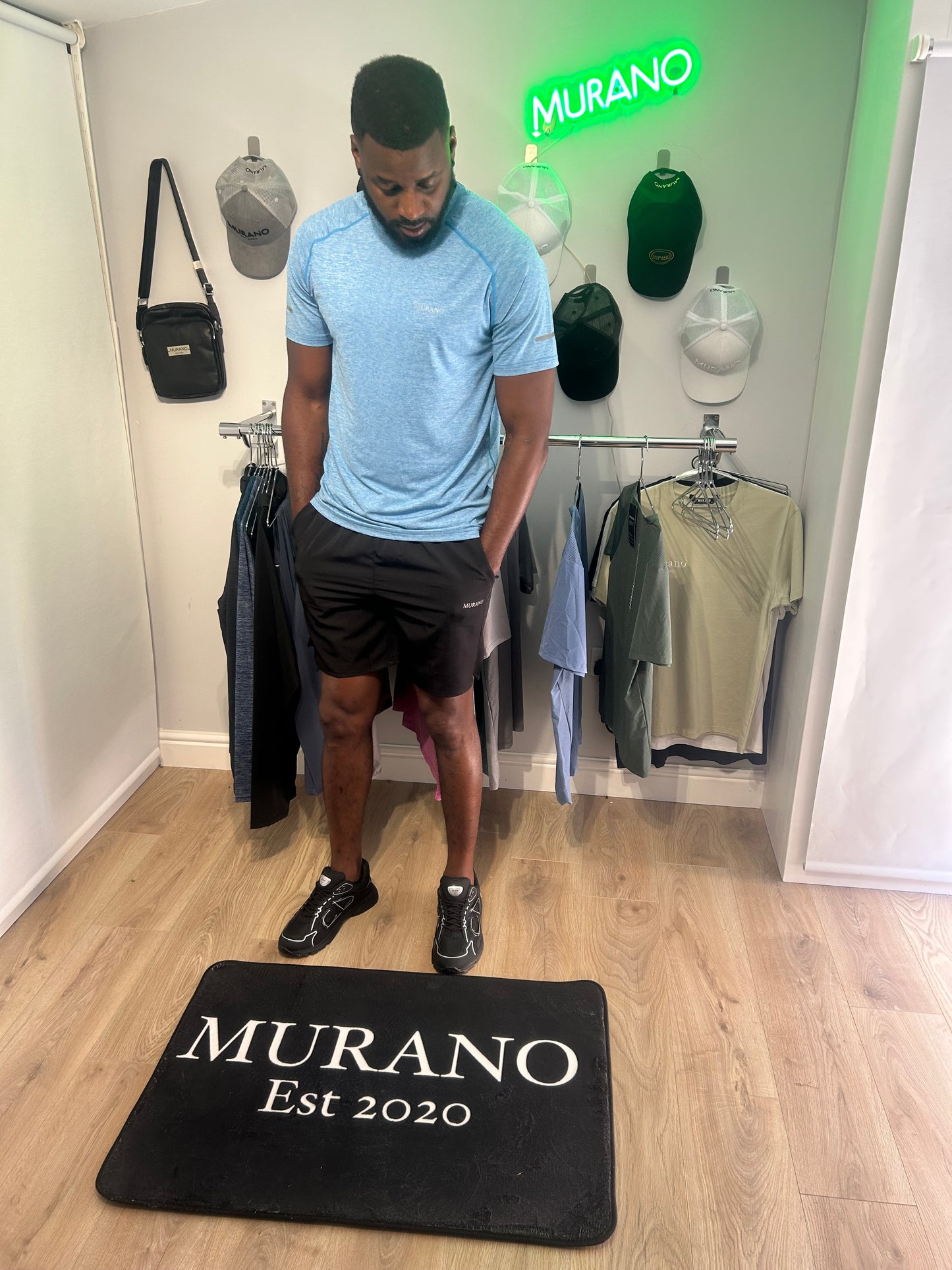 MURANO MENS DRY FIT TShirt - BABY BLUE