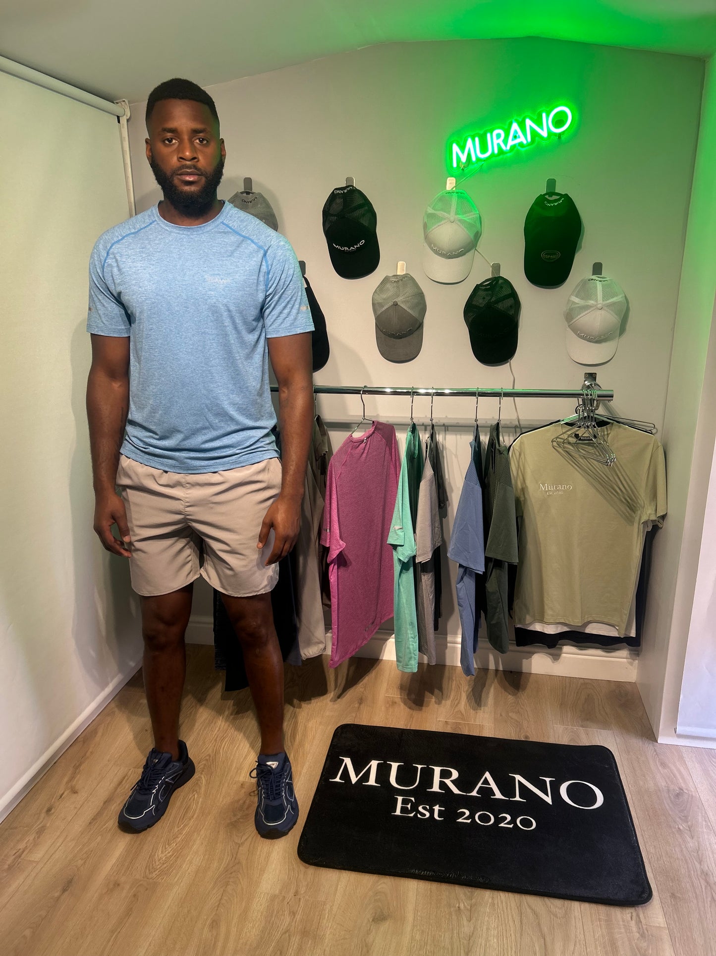 MURANO MENS DRY FIT TShirt - BABY BLUE