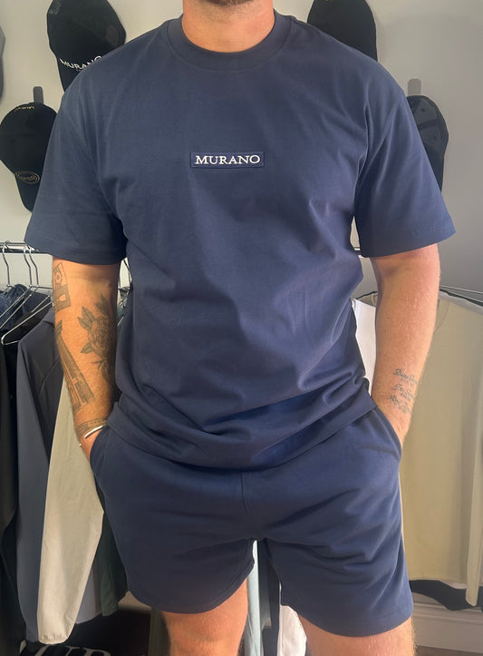 Mens Navy Oversized Set
