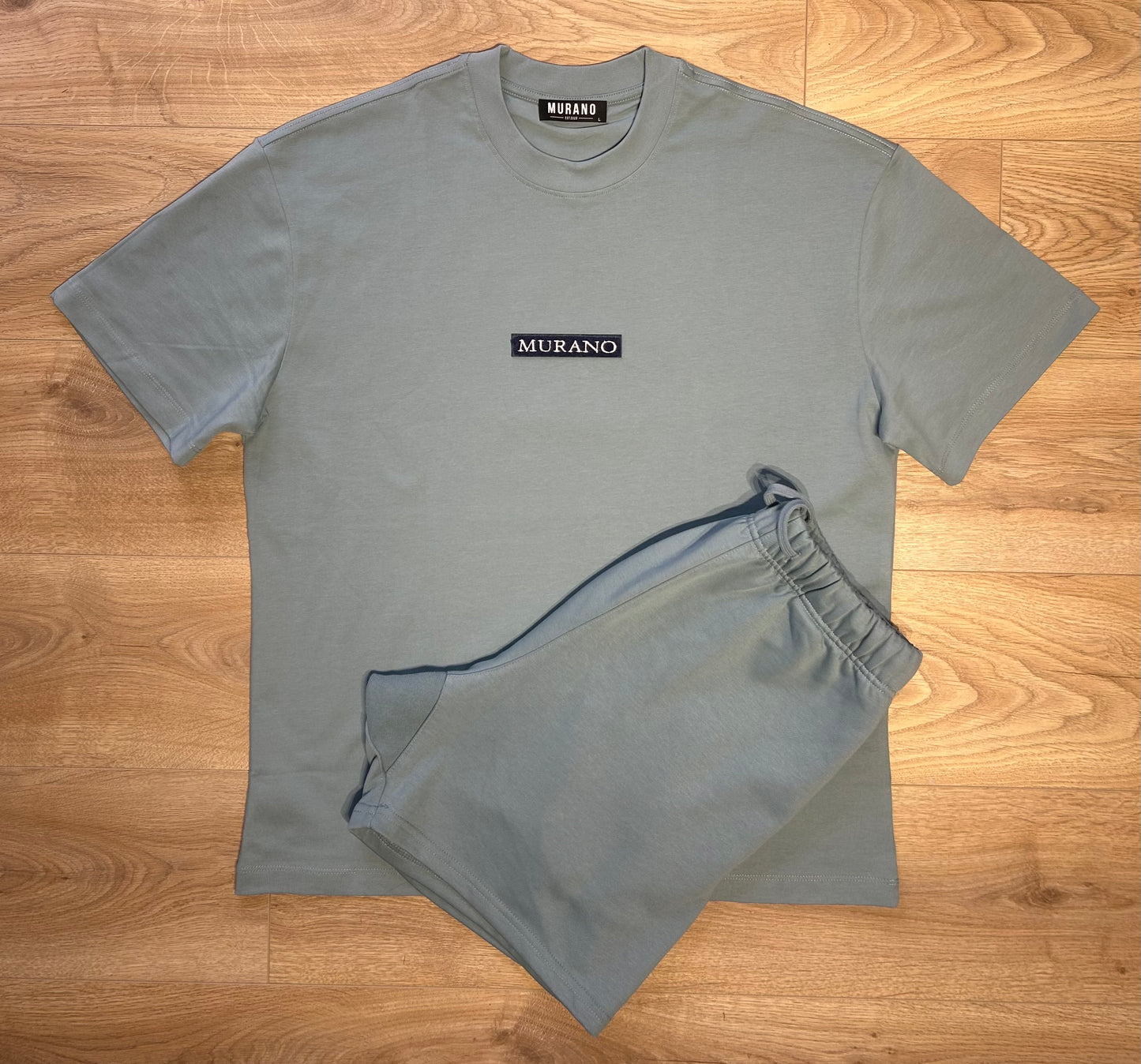 Mens Baby Blue Oversized Set
