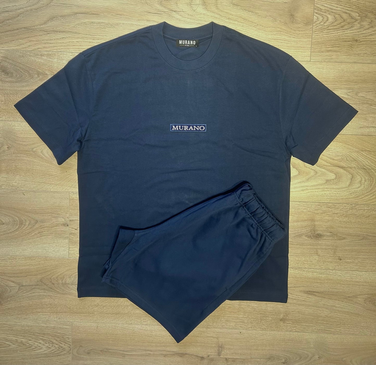 Mens Navy Oversized Set