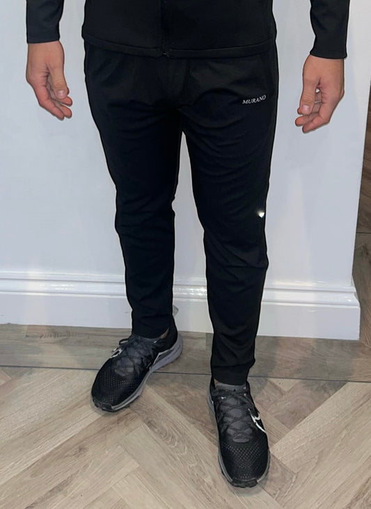 Black Hooded Tracksuit BOTTOMS