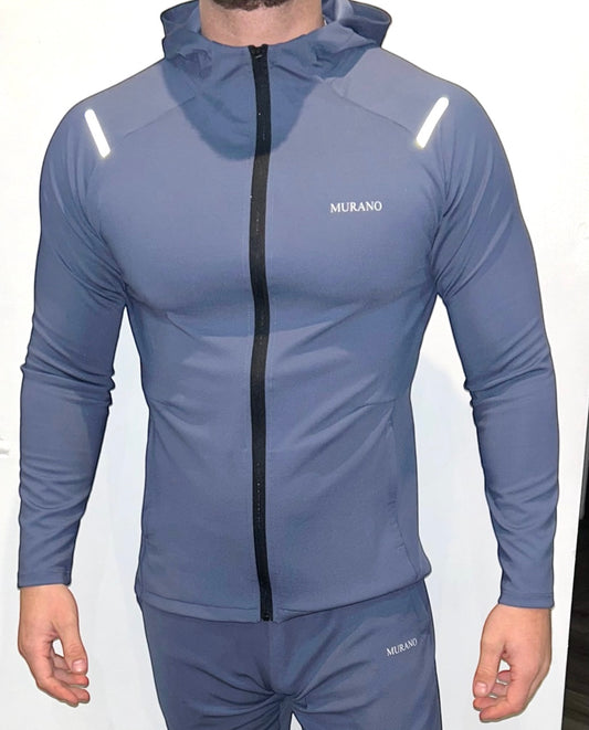 Blue Hooded Tracksuit TOP