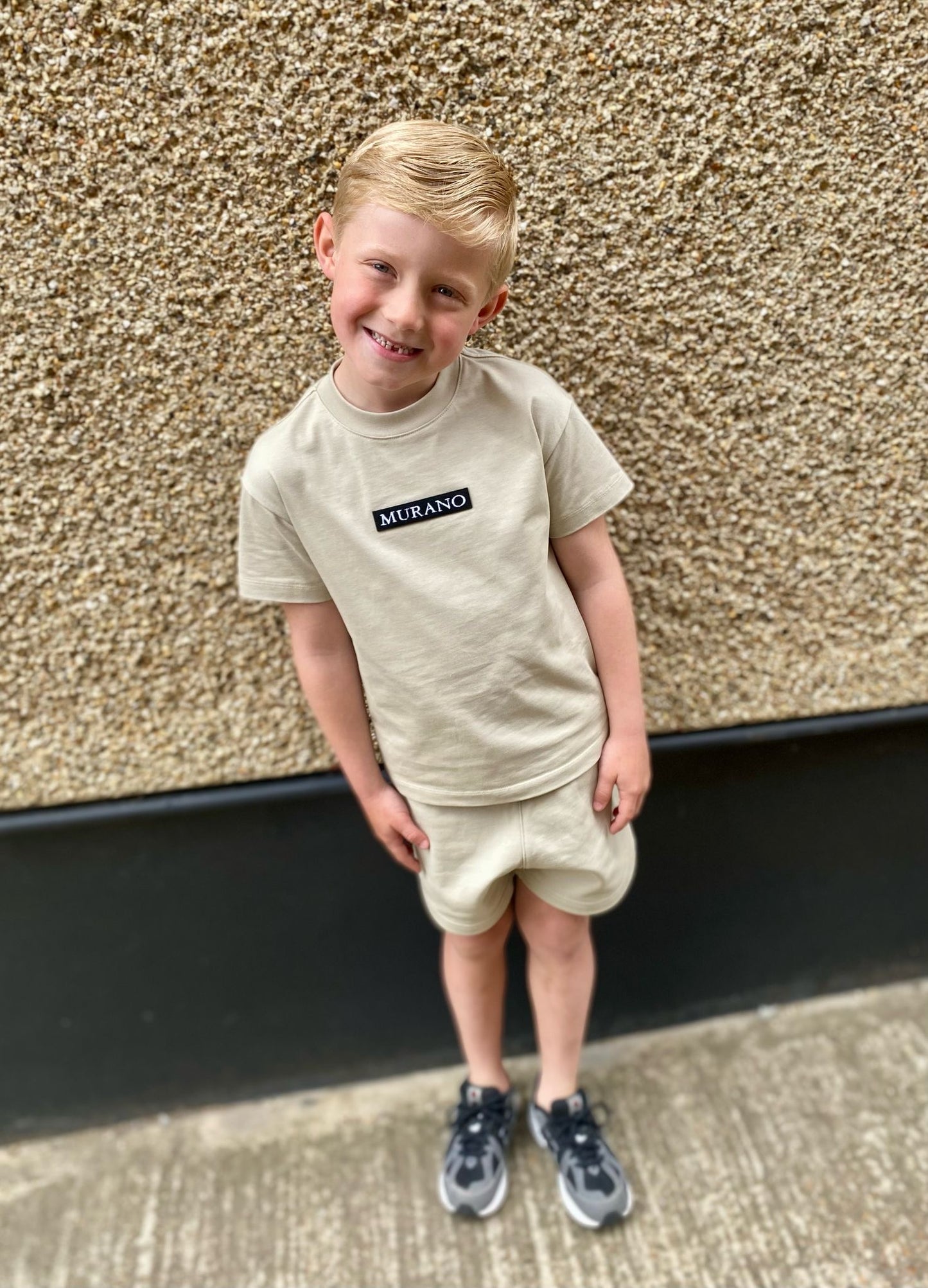 Boys Baige Two Piece