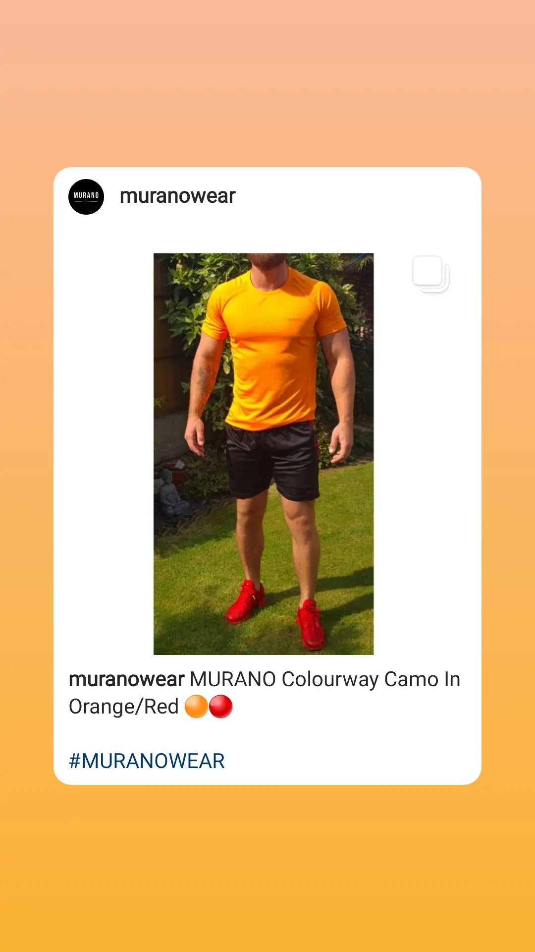 MURANO Colourway Camo Black / Orange / Red
